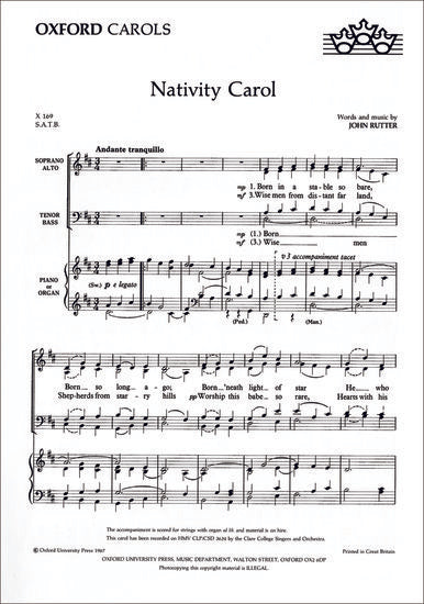 Nativity Carol [SATB]