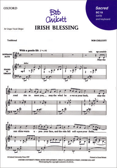 Irish Blessing [SATB]