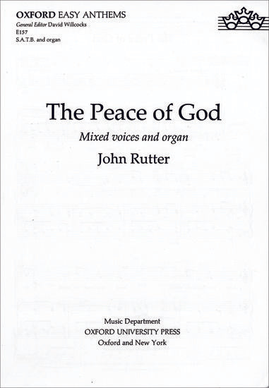 The Peace of God [SATB]