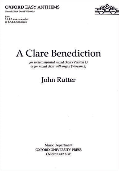 A Clare Benediction [SATB]