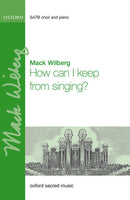 How can I keep from singing?