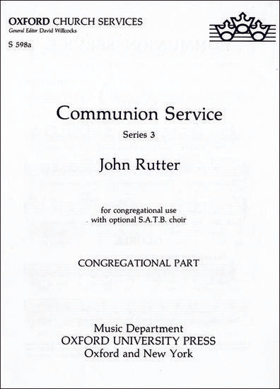 Communion Service (ASB Rite A/RC ICEL text) [Congregational part]