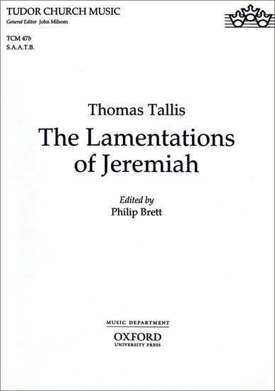The Lamentations of Jeremiah [SAATB]