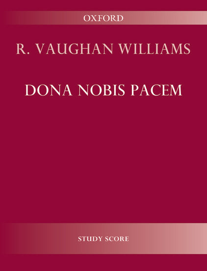 Dona Nobis Pacem [Full score - full orchestra version]