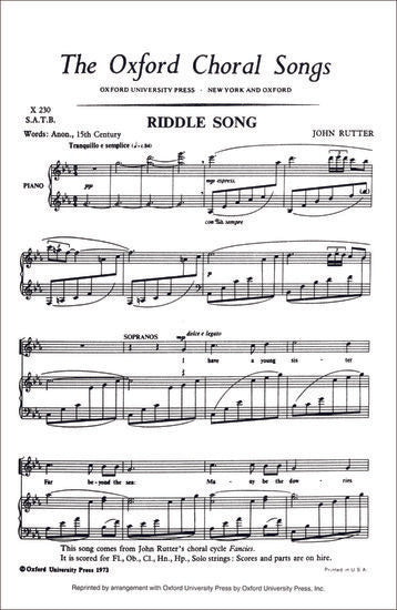 Riddle Song