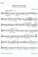 What sweeter music [Violin 1]