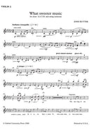 What sweeter music [Violin 2]