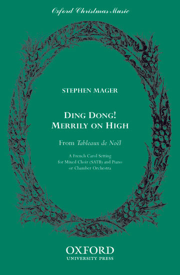 Ding dong! merrily on high [SATB]