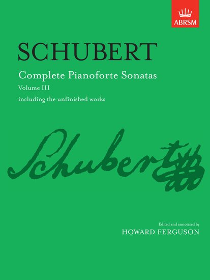 Complete Pianoforte Sonatas, vol. 3（ソフトカバー）