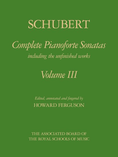Complete Pianoforte Sonatas, vol. 3（ハードカバー）