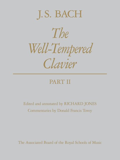 The Well-Tempered Clavier, Part II （布装丁）