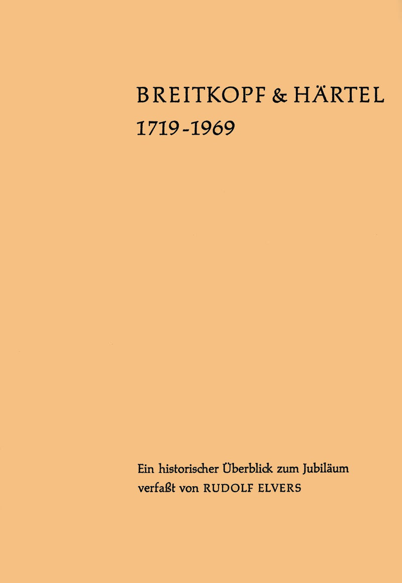 Breitkopf & Haertel 1719-1969
