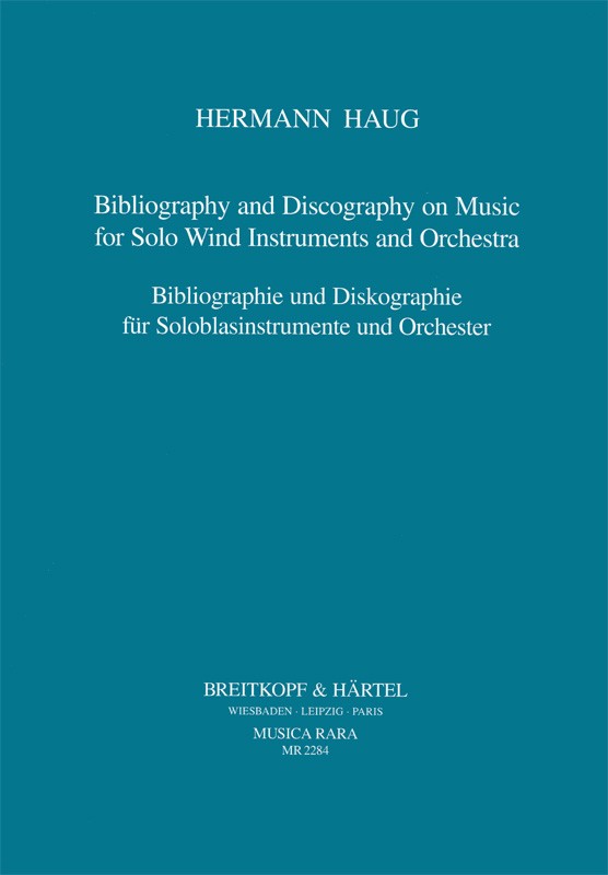 Bibliography and Discography on Music for Solo Wind Instruments and Orchestra, 全3巻