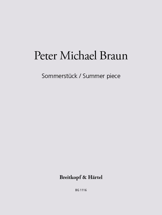 Sommerstueck / Summer piece