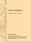Violin Concerto No. 2 Op. 87