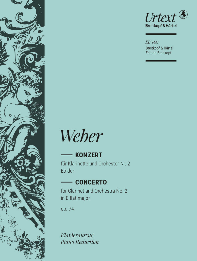 Clarinet Concerto No. 2 in Eb major Op. 74（ピアノ・リダクション）