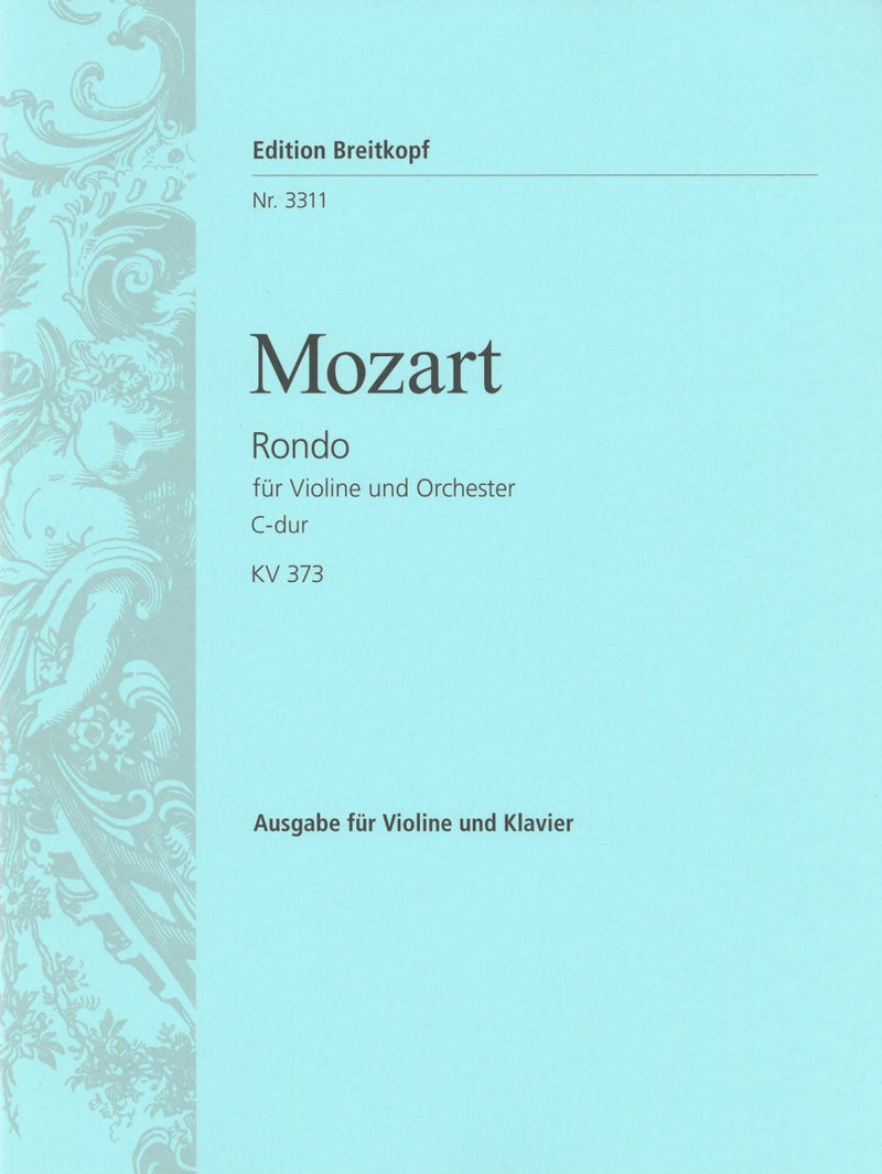 Rondo in C major K. 373（ピアノ・リダクション）