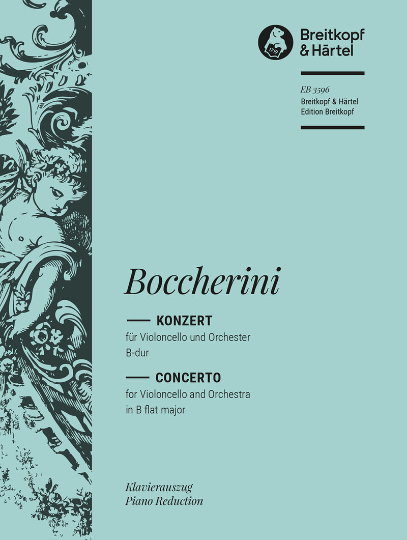 Violoncello Concerto in Bb major (Grützmacher校訂)（ピアノ・リダクション）