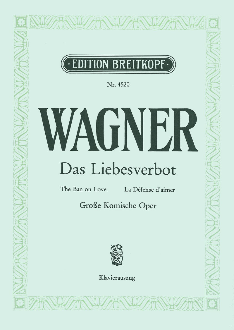 Das Liebesverbot WWV 38（ヴォーカル・スコア）