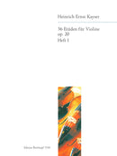 36 Studies Op. 20, vol. 1