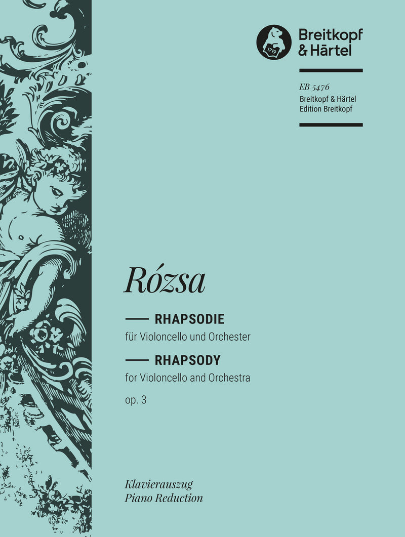 Rhapsody Op. 3（ピアノ・リダクション）