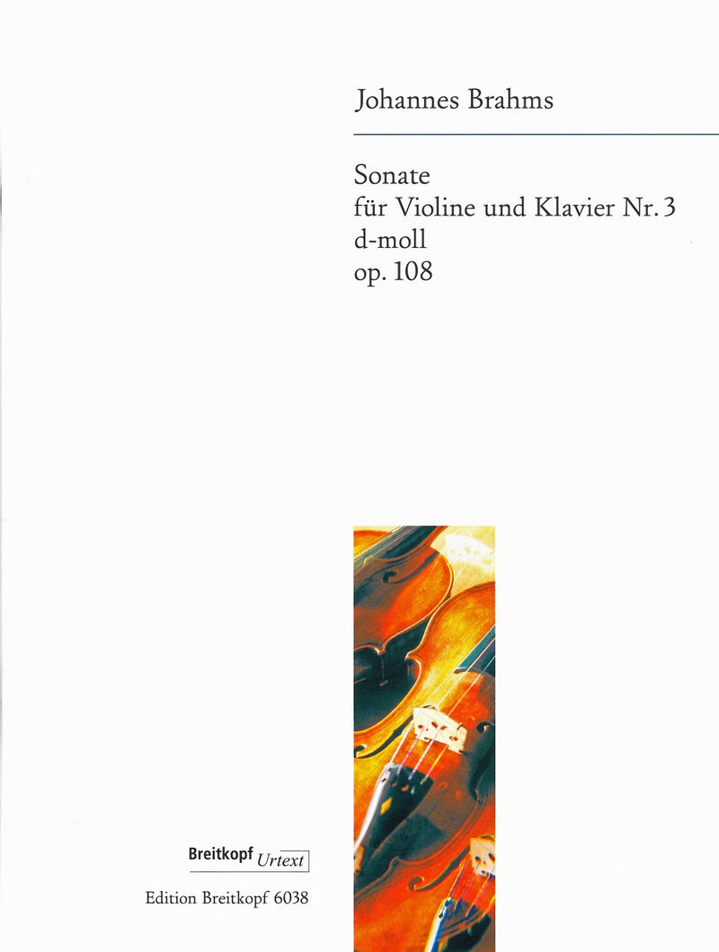 Sonata No, 3 in D minor Op. 108