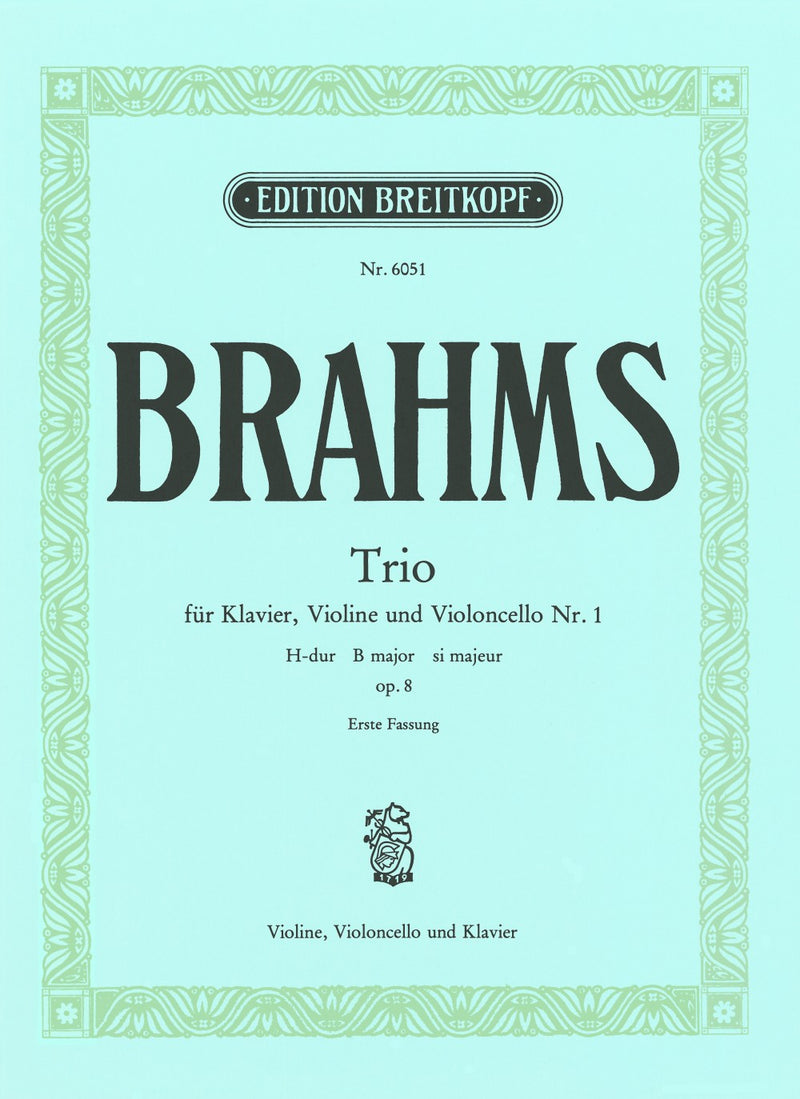 Piano Trio No, 1 in B major Op. 8 [1st version]