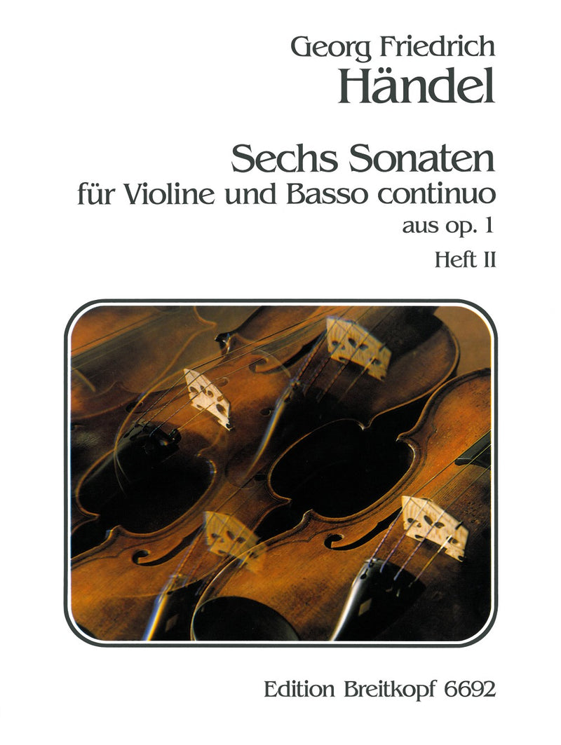 6 Sonatas Op. 1, vol. 2