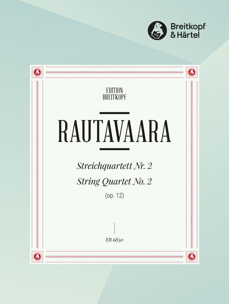String Quartet No. 2 (Op. 12) [set of parts]
