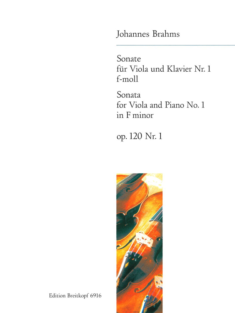 Sonata No. 1 in F minor Op. 120/1（ヴィオラとピアノ版）