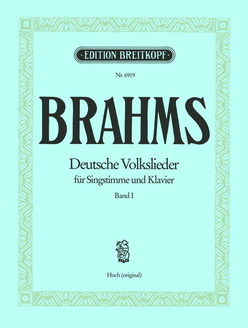 German Folk Songs WoO 33, High voice, vol. 1