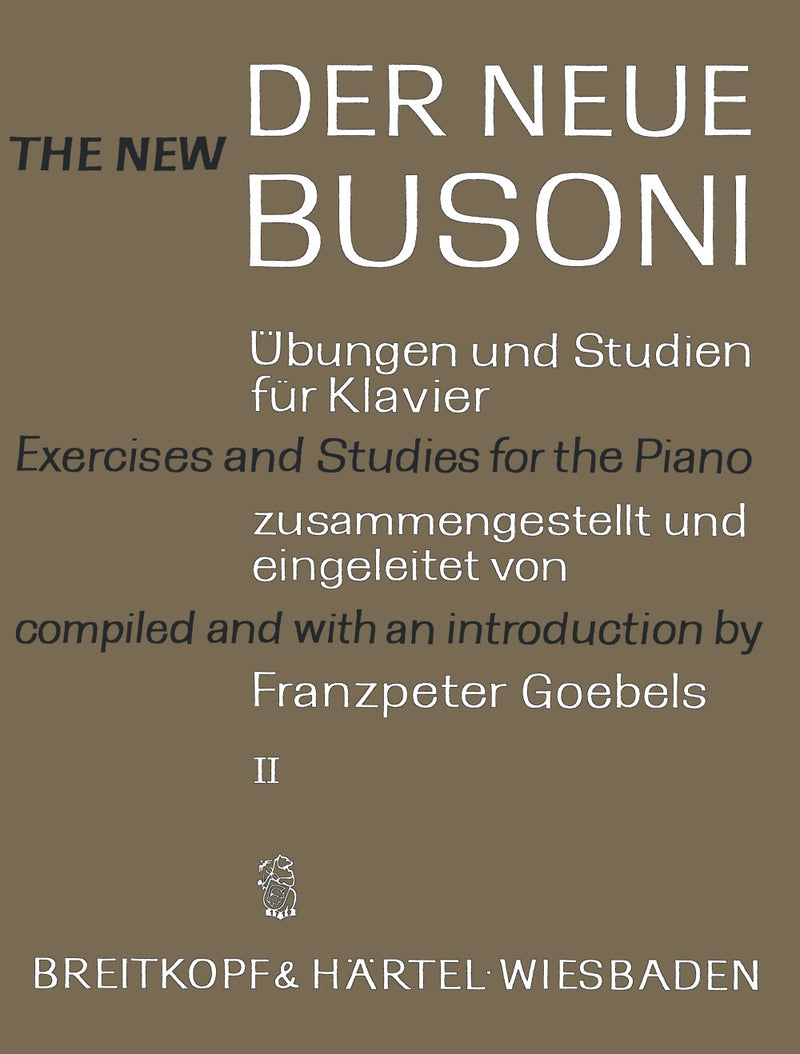 The New Busoni – Exercises and Studies for the Piano, vol. 2