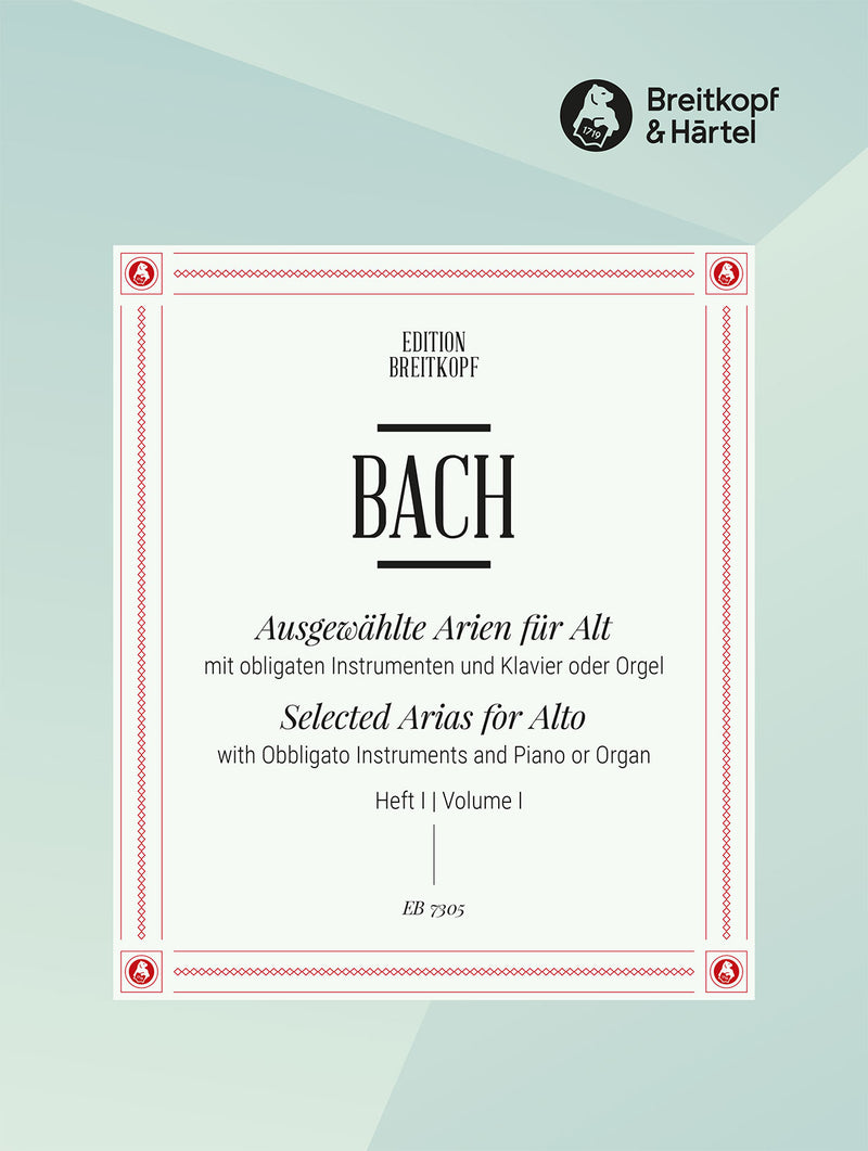 Selected Arias for Alto, vol. 1