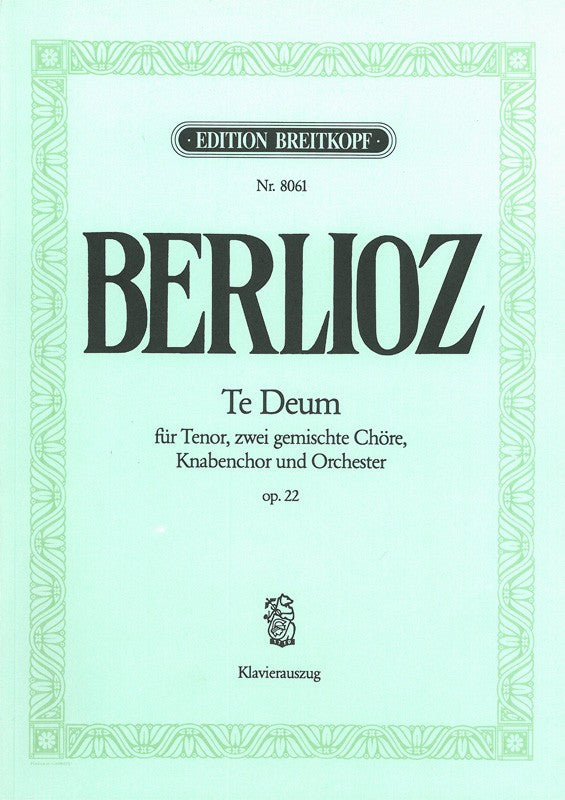 Te Deum Op. 22（ヴォーカル・スコア）