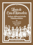 7 altfranzösische Mädchenbilder