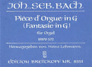 Pièce d'Orgue in G BWV 572