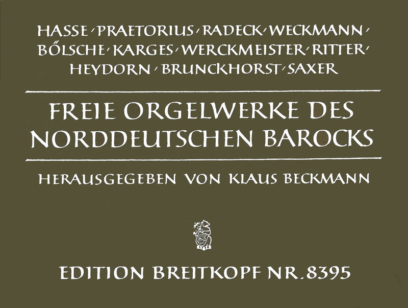 Free organ works of North German Baroque
