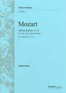 Missa brevis in G major K. 140 (App. C 1.12) （ヴォーカル・スコア）