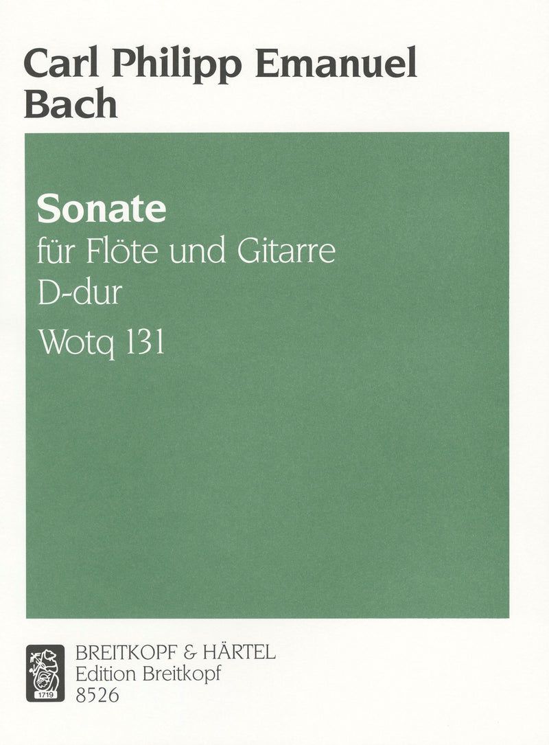 Sonata in D major Wq 131