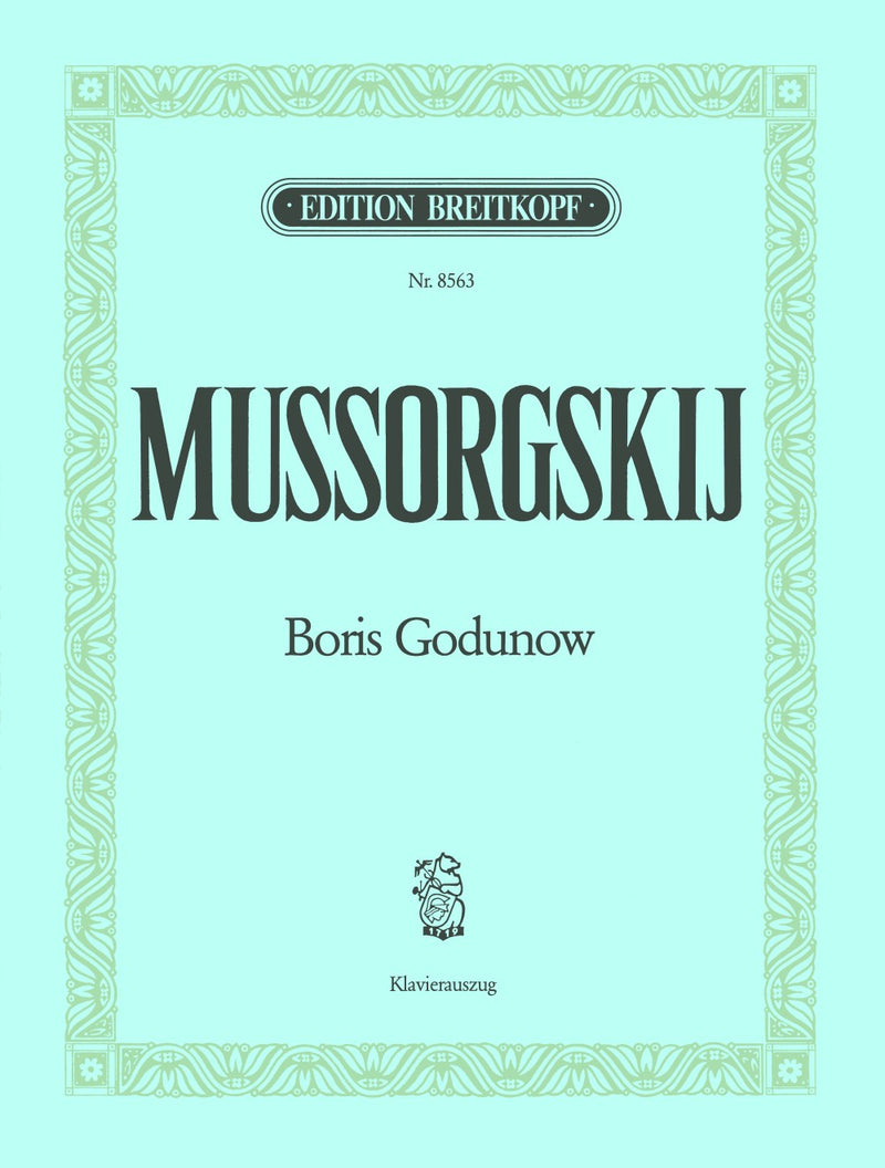 Boris Godunov - Original Version (1868/69)（ピアノ・リダクション）
