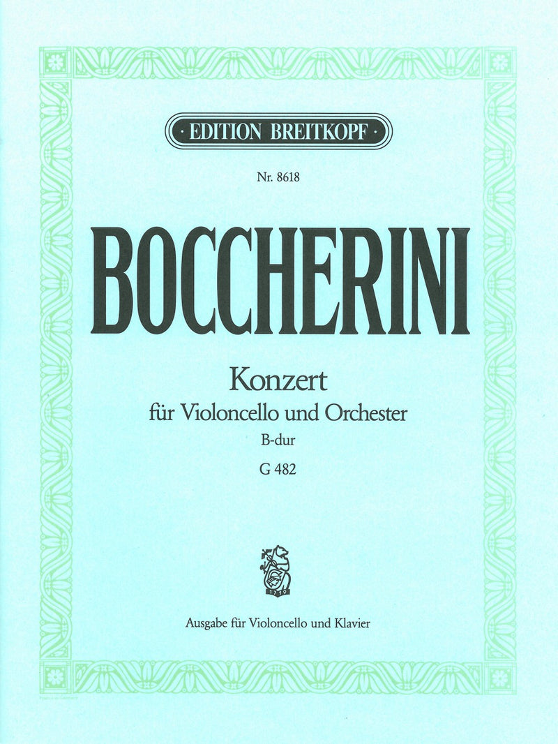 Violoncello Concerto in Bb major (Fritzsch校訂)（ピアノ・リダクション）