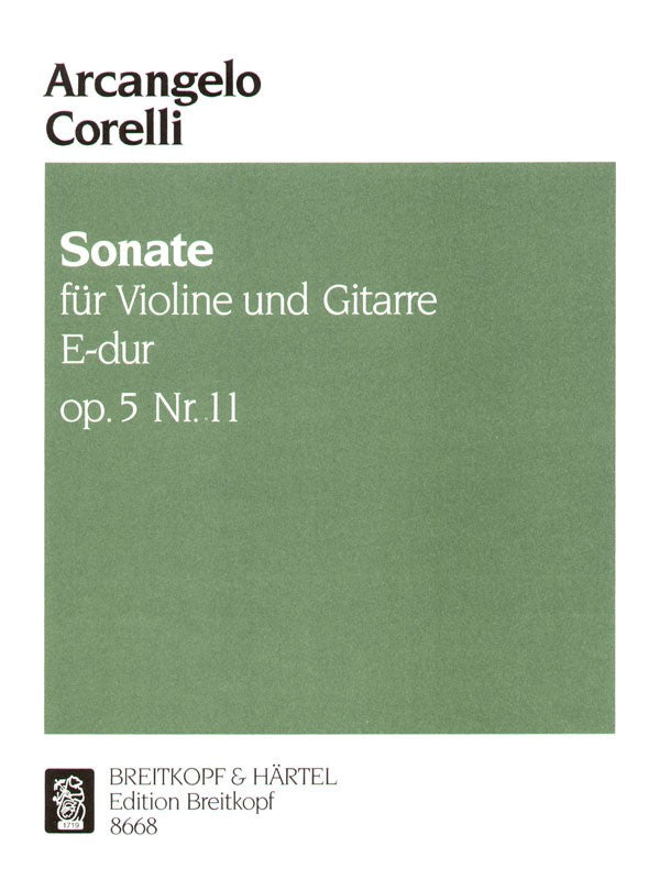 Sonata in E major Op. 5/11