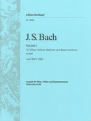 Double Concerto in D minor. Reconstruction based on BWV 1060（ピアノ・リダクション）