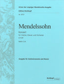 Concerto in D minor MWV O 4（ピアノ・リダクション）