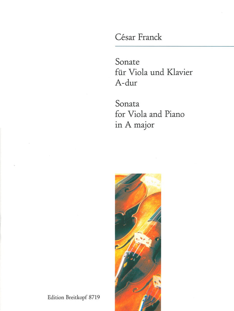 Sonata in A major（ヴィオラとピアノ版）