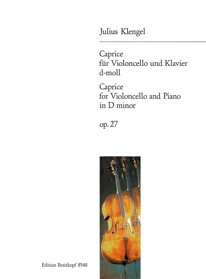 Caprice for Violoncello and Piano in D minor Op. 27