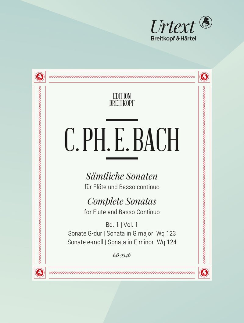 Complete Sonatas for flute and basso continuo, vol. 1