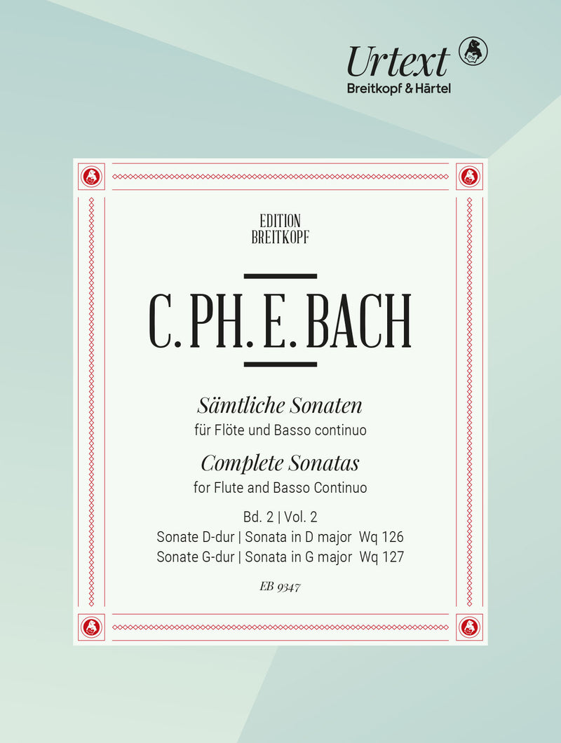 Complete Sonatas for flute and basso continuo, vol. 2