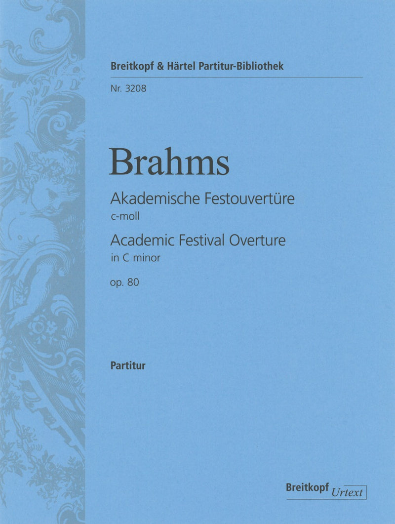 Academic Festival Overture in C minor Op. 80 [full score]