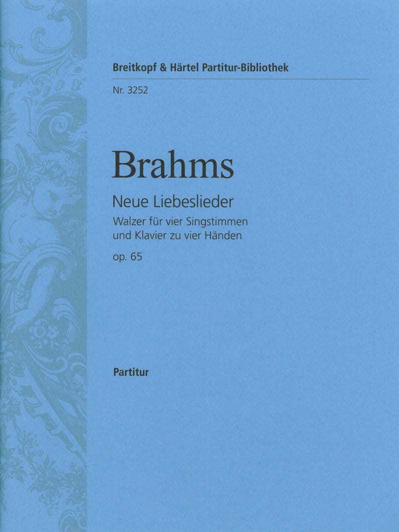 Neue Liebeslieder Op. 65 [full score]